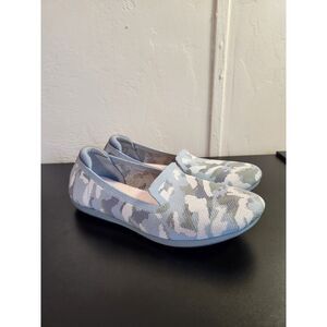 Cloudsteppers by Clarks Camo Print Ballet Flats Women's Size 6.5M Cushion Soft